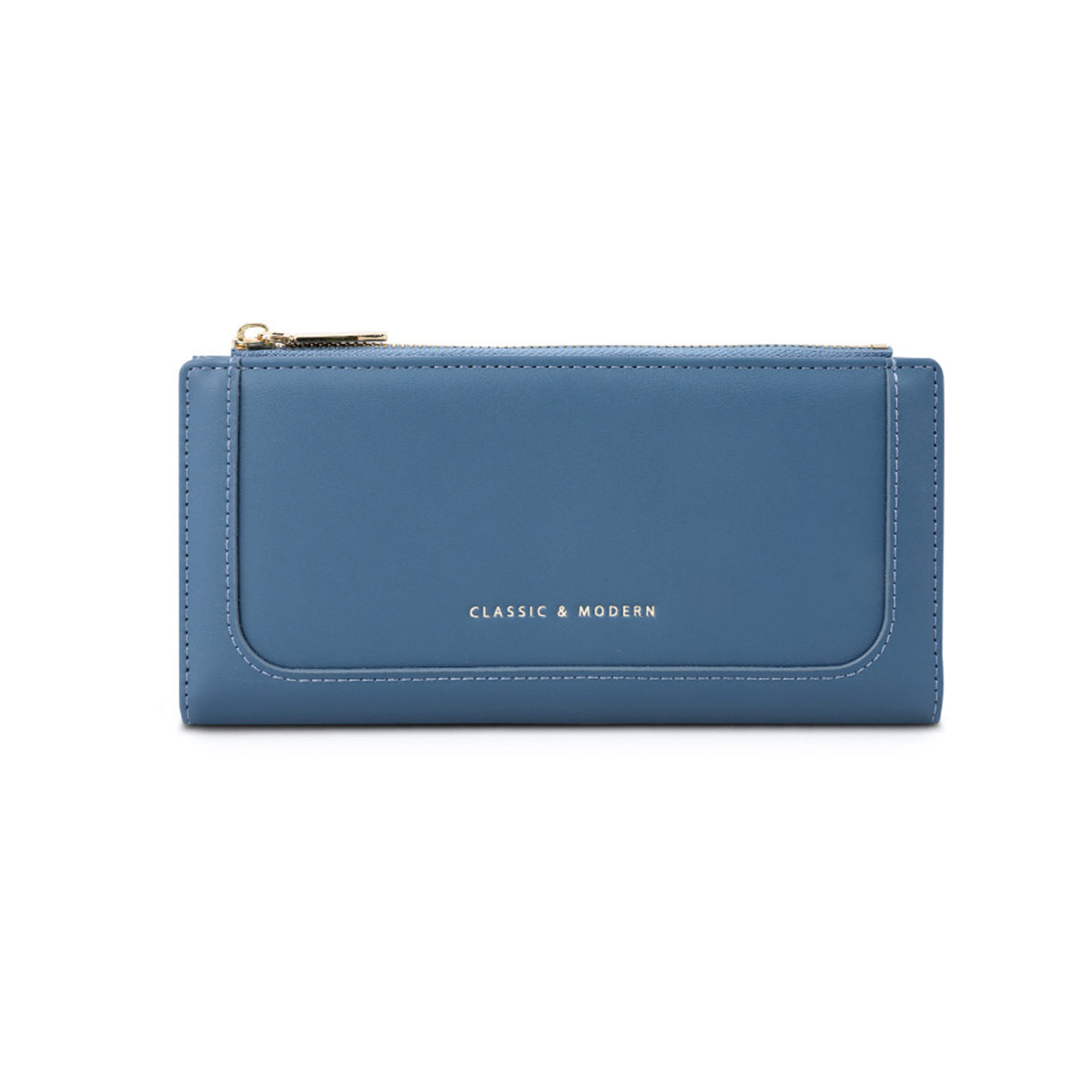 Fashionable Long Stitching Large Capacity Women Wallet