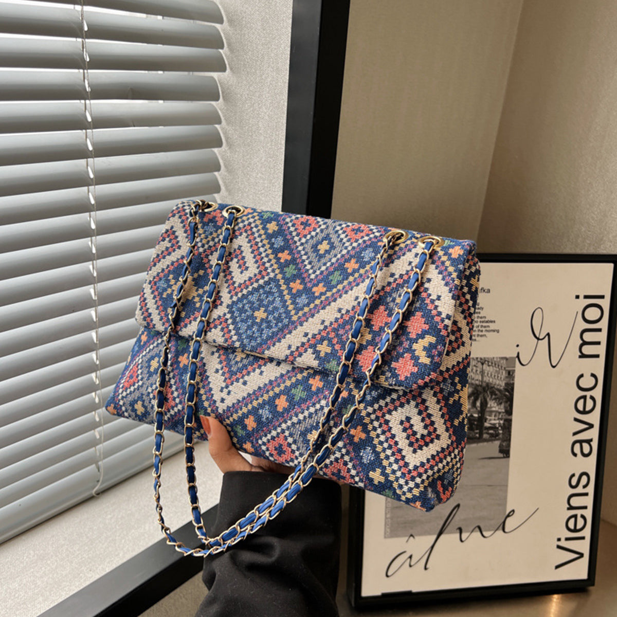 Single Shoulder Underarm Bag Casual Small Square Bag