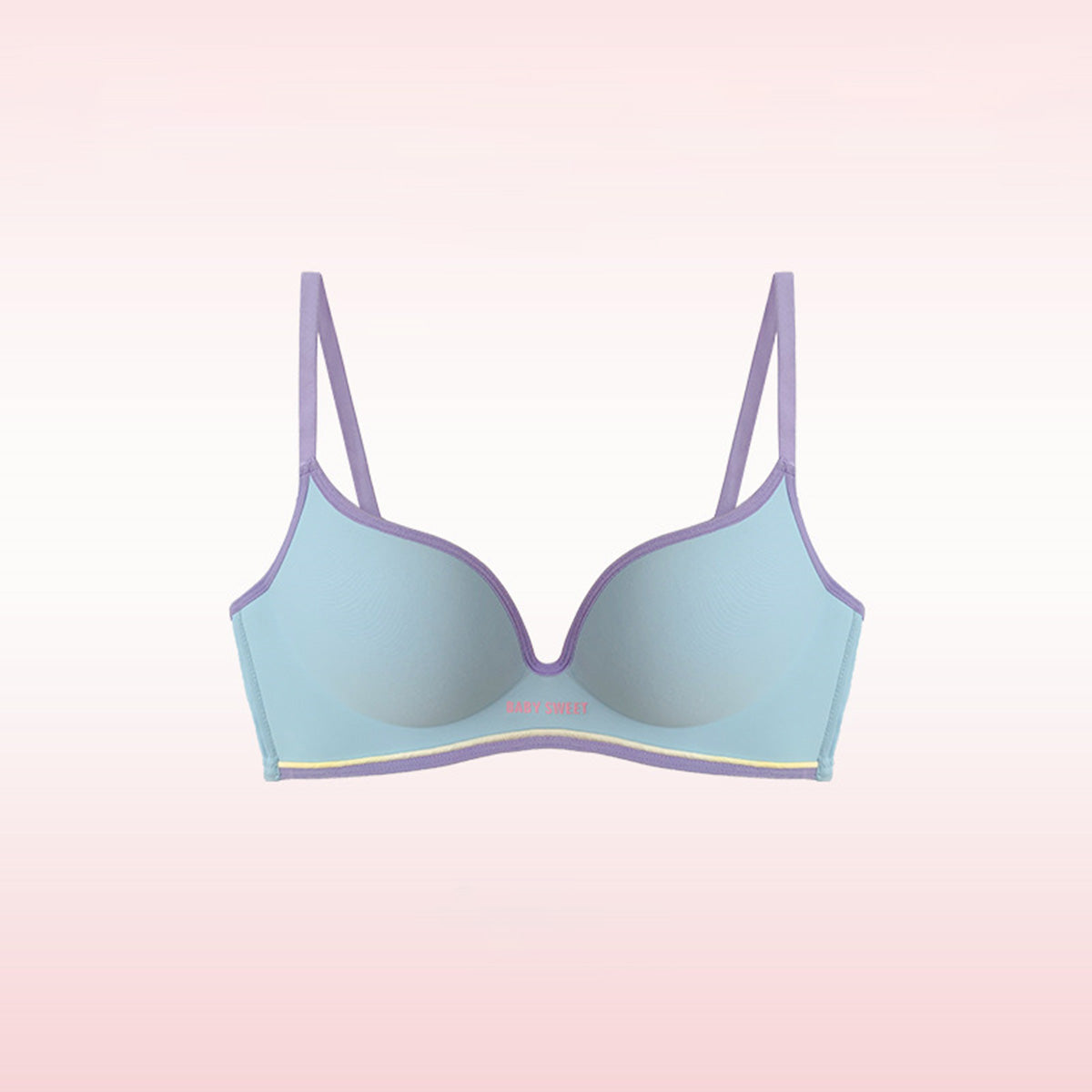 Colorful Jumping Girl Seamless Bra