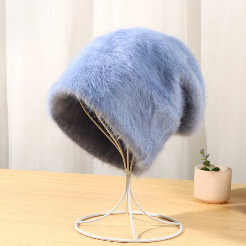 Abbit Fur Hat New Winter Warm Wool Hat