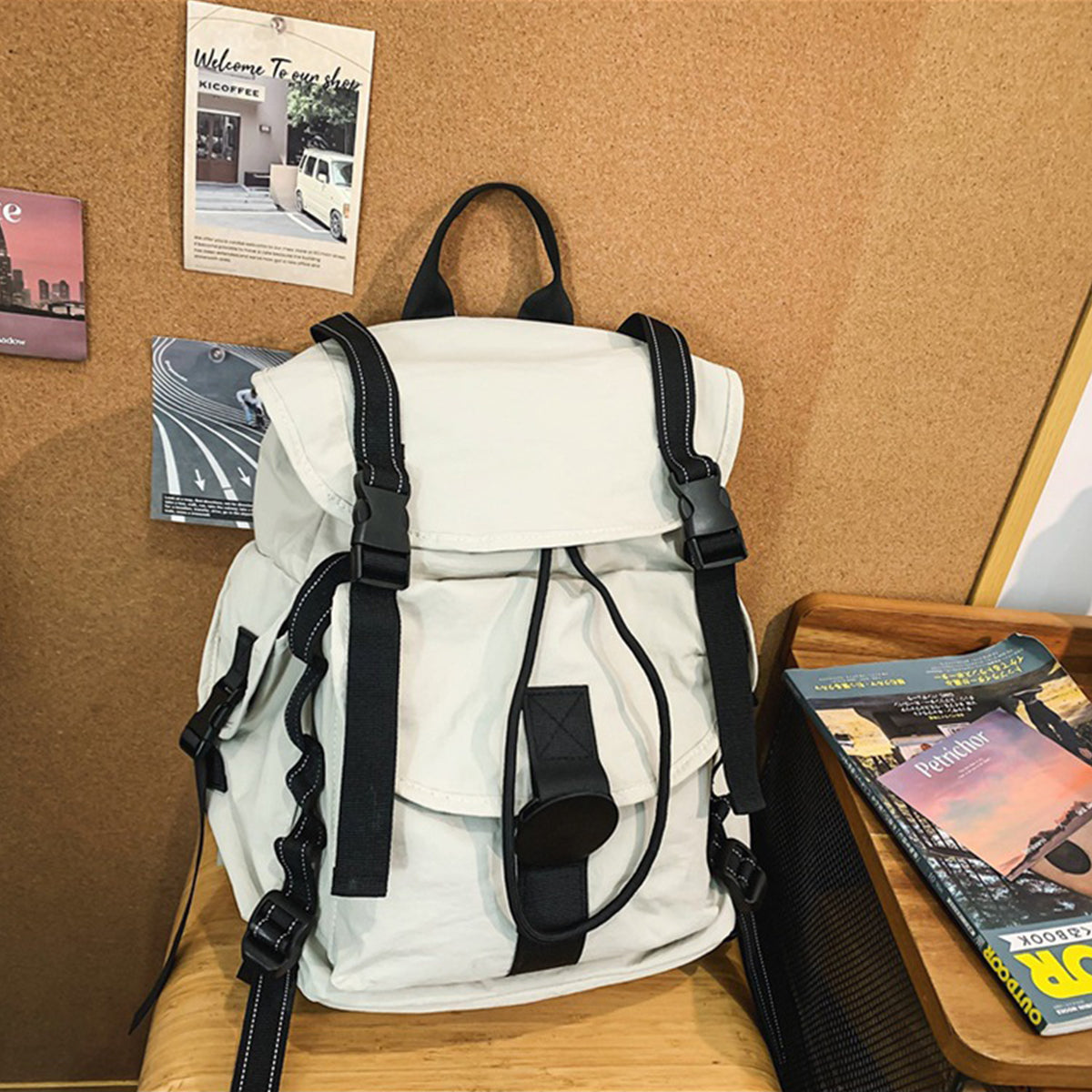 Men Casual Backpack Large Capacity for Camping