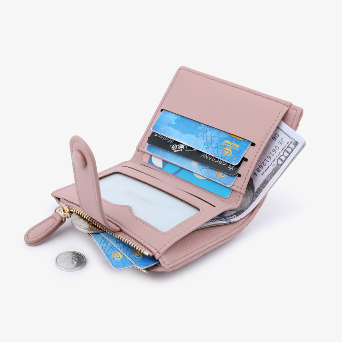 Embroidered Chanel Style Coin Purse