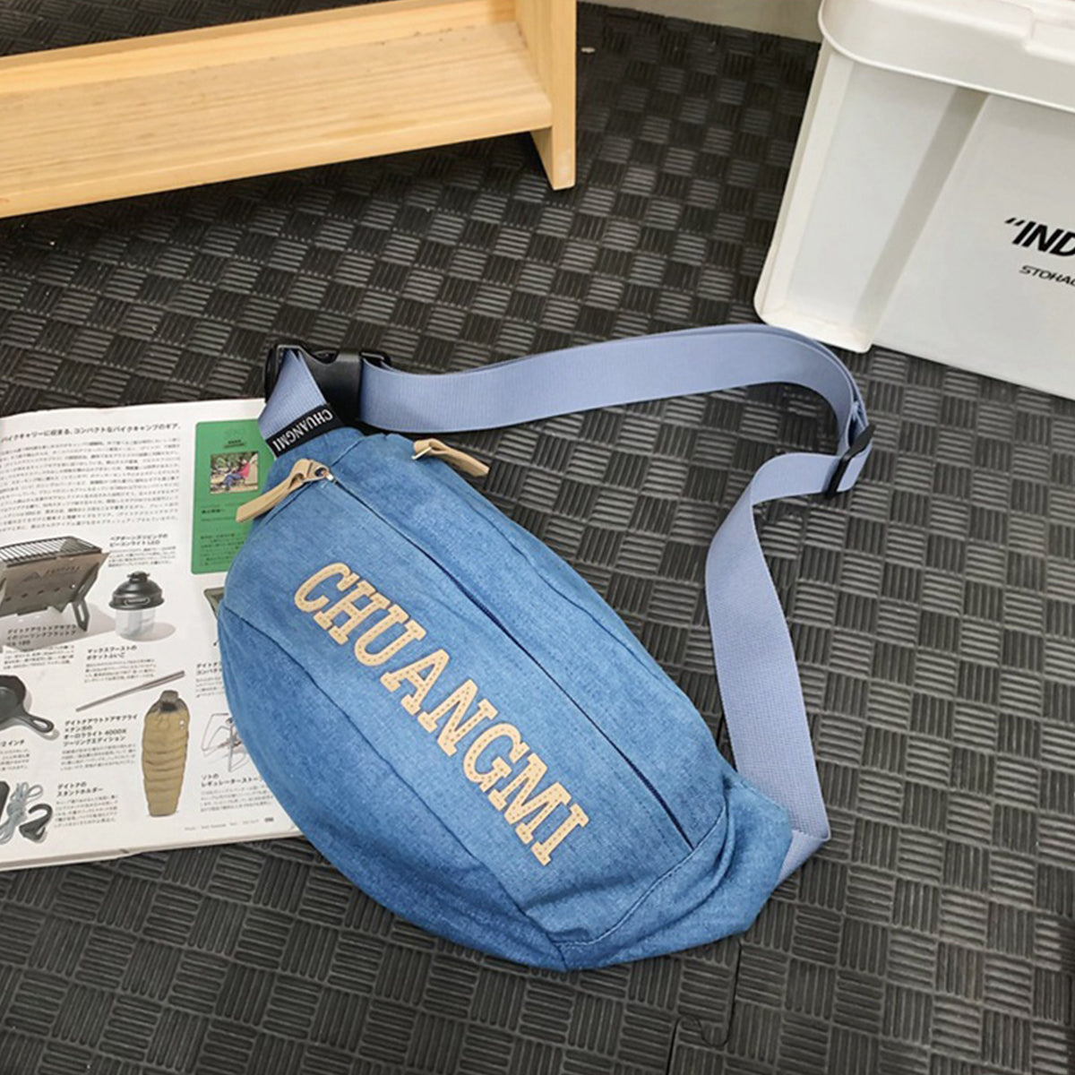 Men's Messenger Bag Letter Shoulder Bag