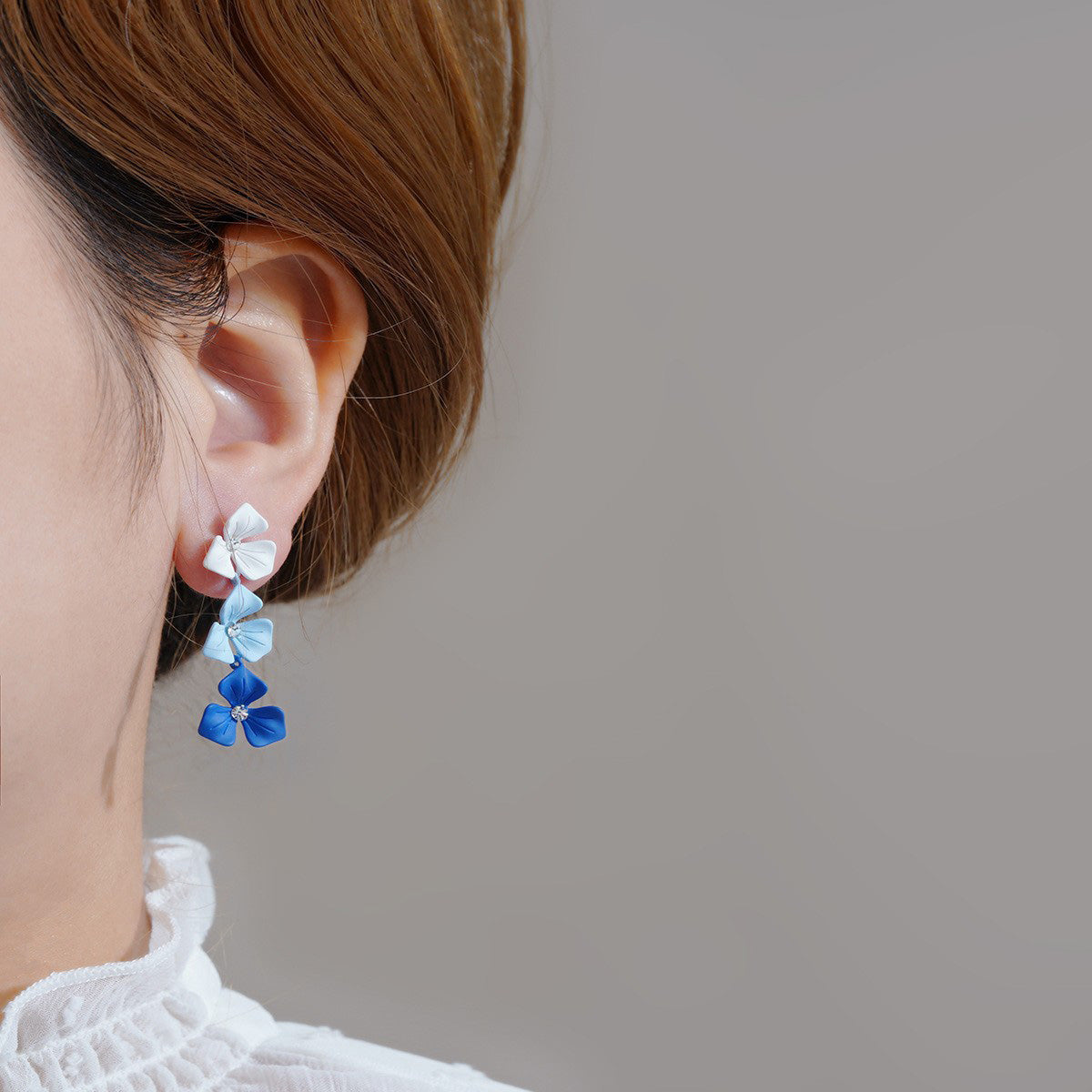 Klein Blue Earrings Special Design Earrings