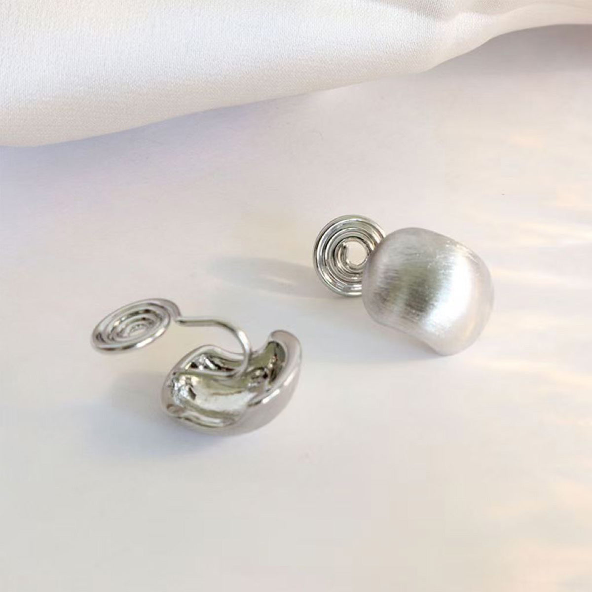 Silver Earrings Niche High-End Luxury Earrings