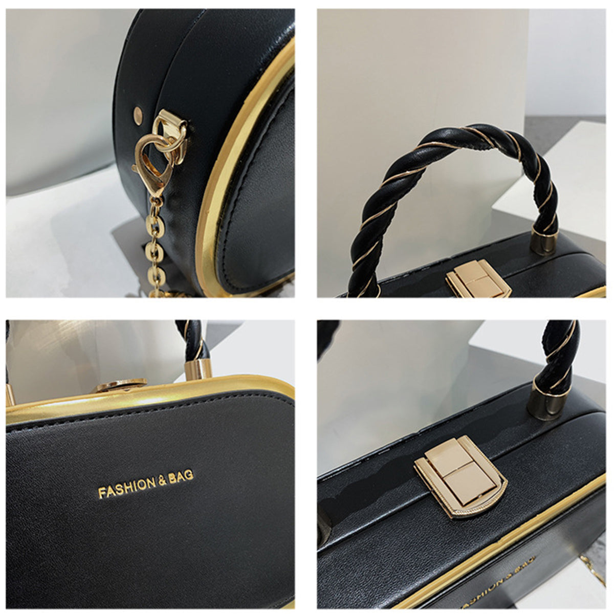 Chain Box Bag Candy Color Crossbody Commuter Bag