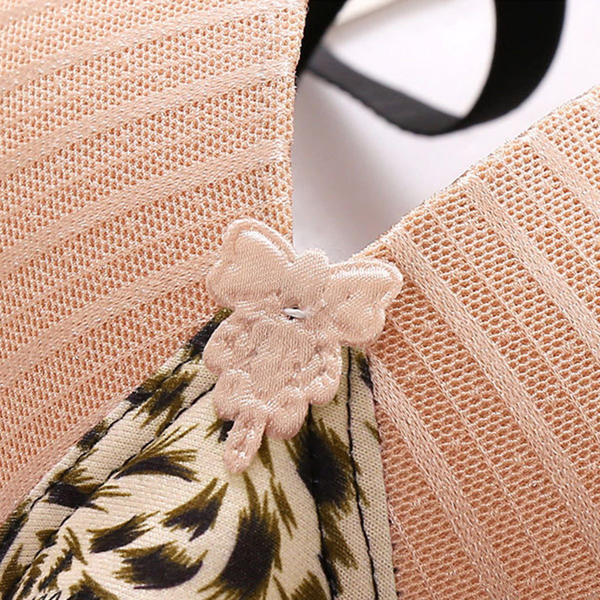 Comfortable Leopard Print Underwire-Free Bra