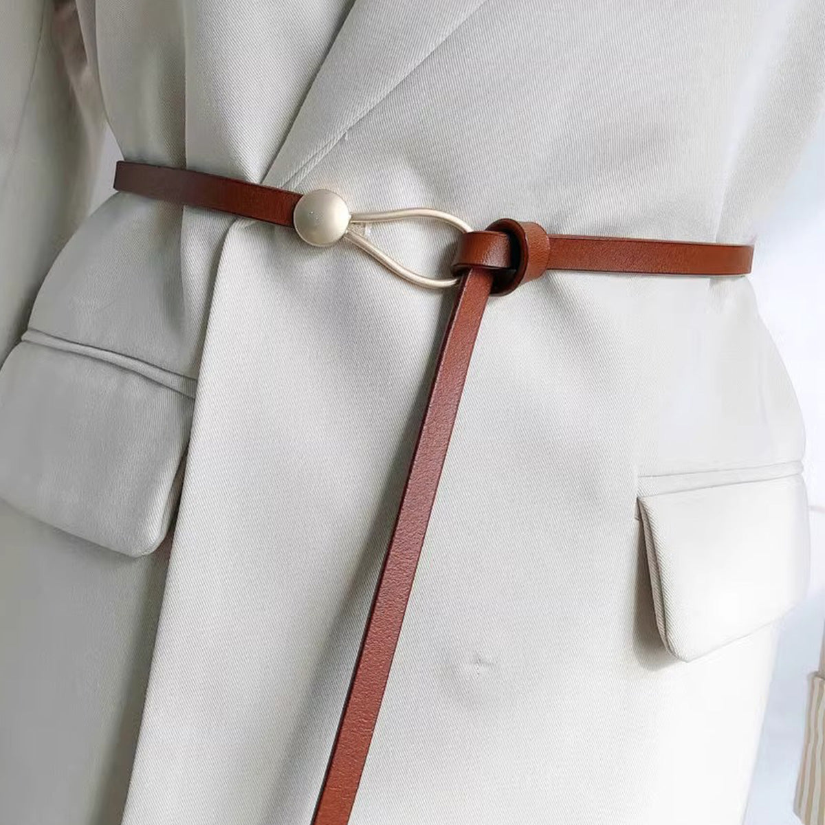 Fashionable Belt for Ladies’ Suits