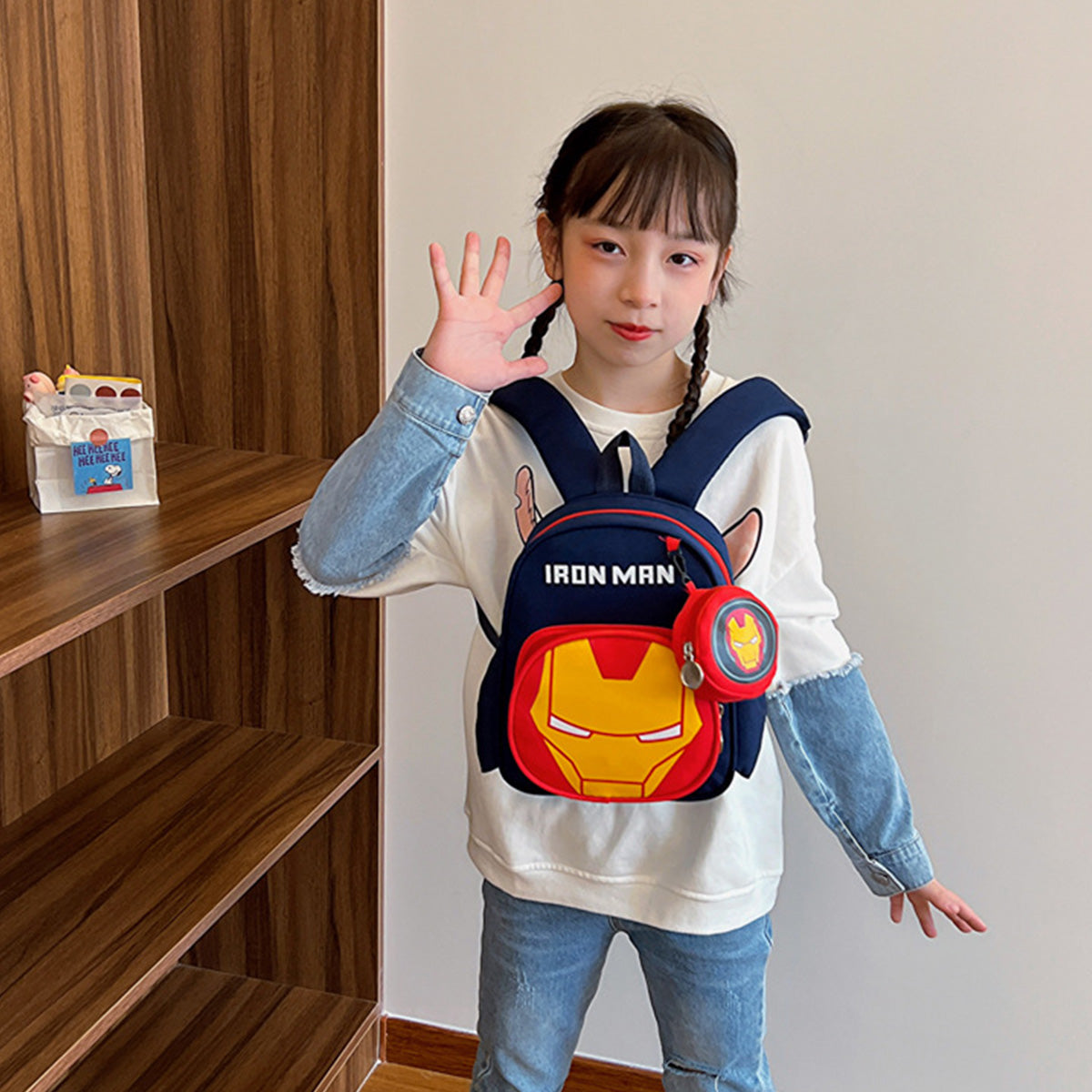 New Children's Schoolbags Cartoon Leisure Backpacks