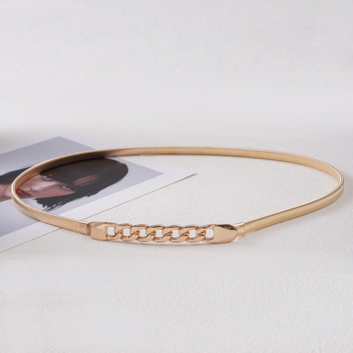 Women's Metal Spring Waist Chain