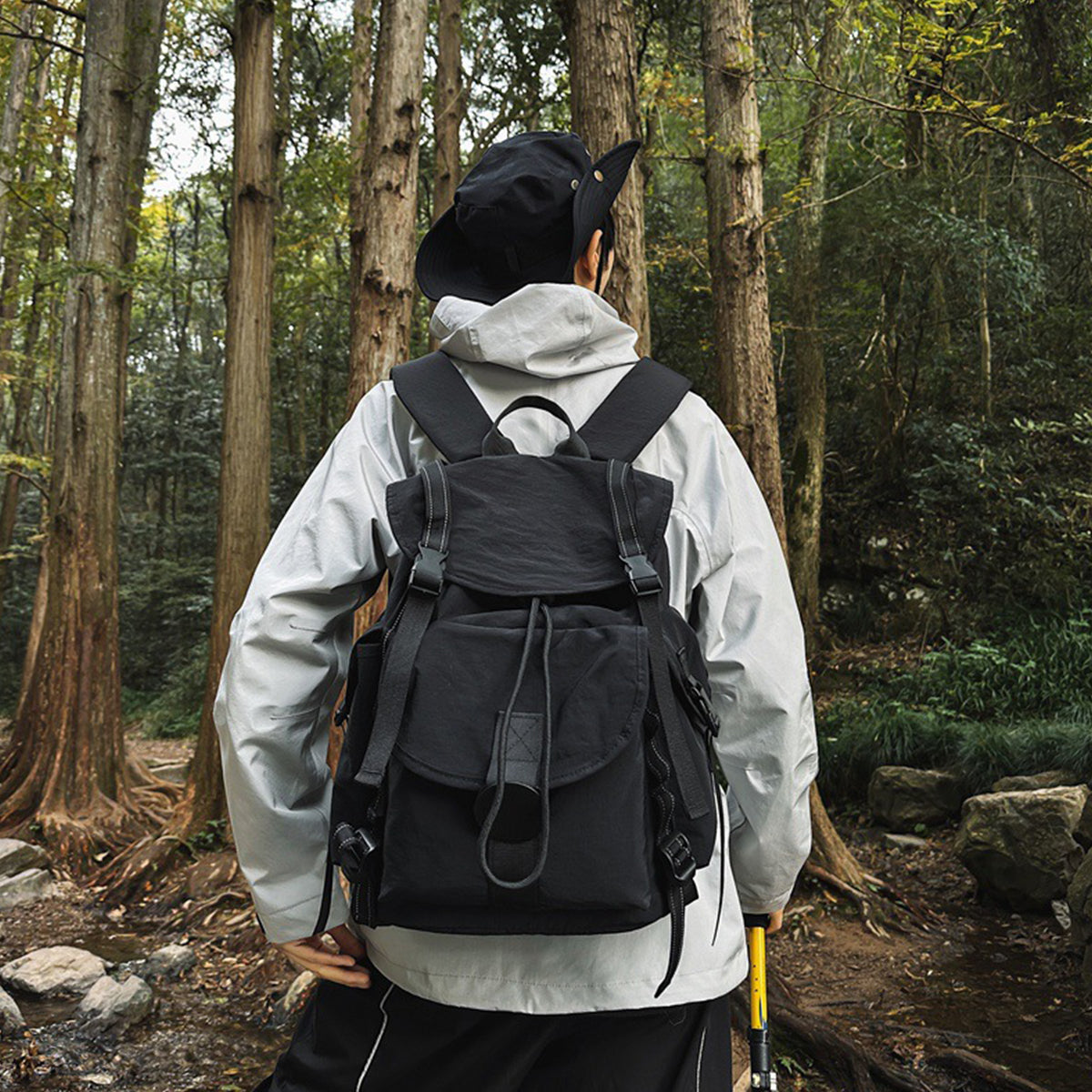 Men Casual Backpack Large Capacity for Camping