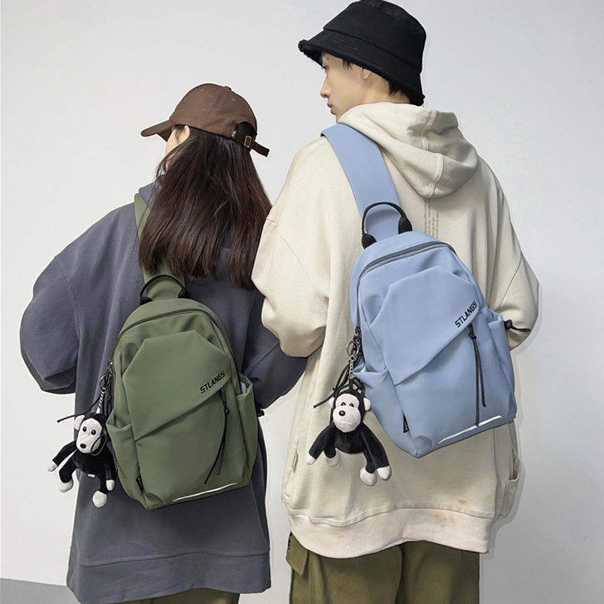 Men Women Crossbody Adjustable Chest Bag
