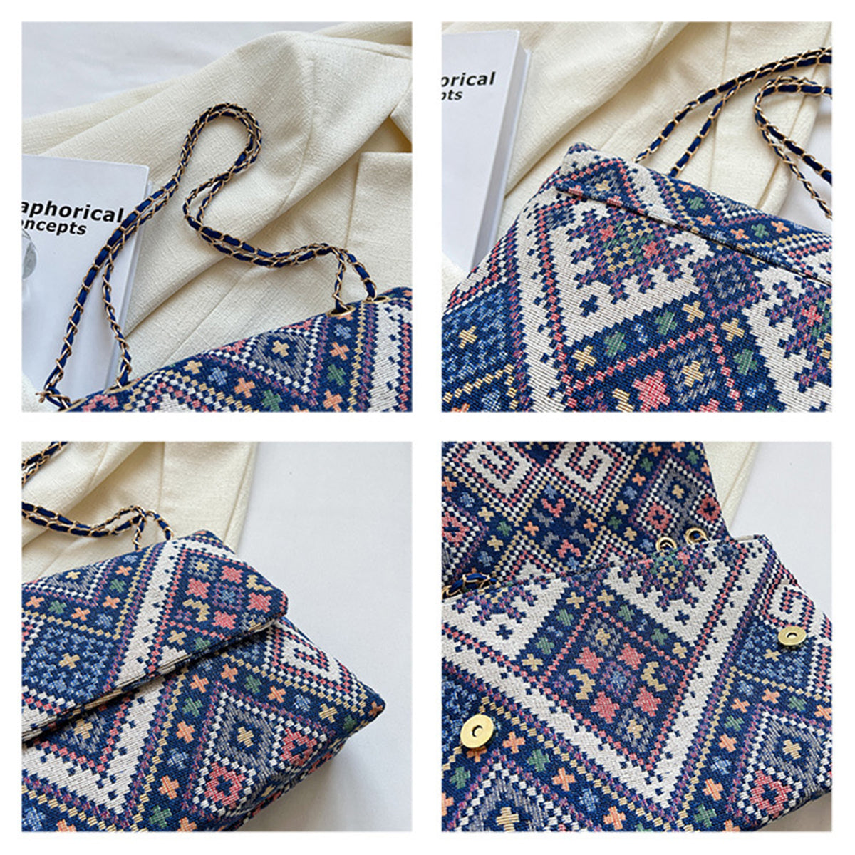 Single Shoulder Underarm Bag Casual Small Square Bag