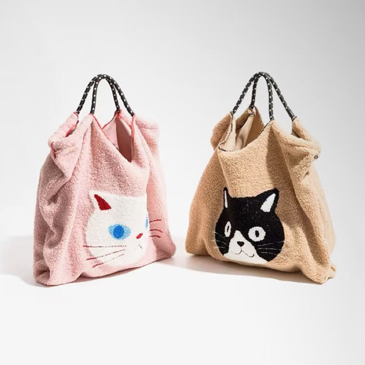 Japanese Cartoon Embroidered Tote Bag