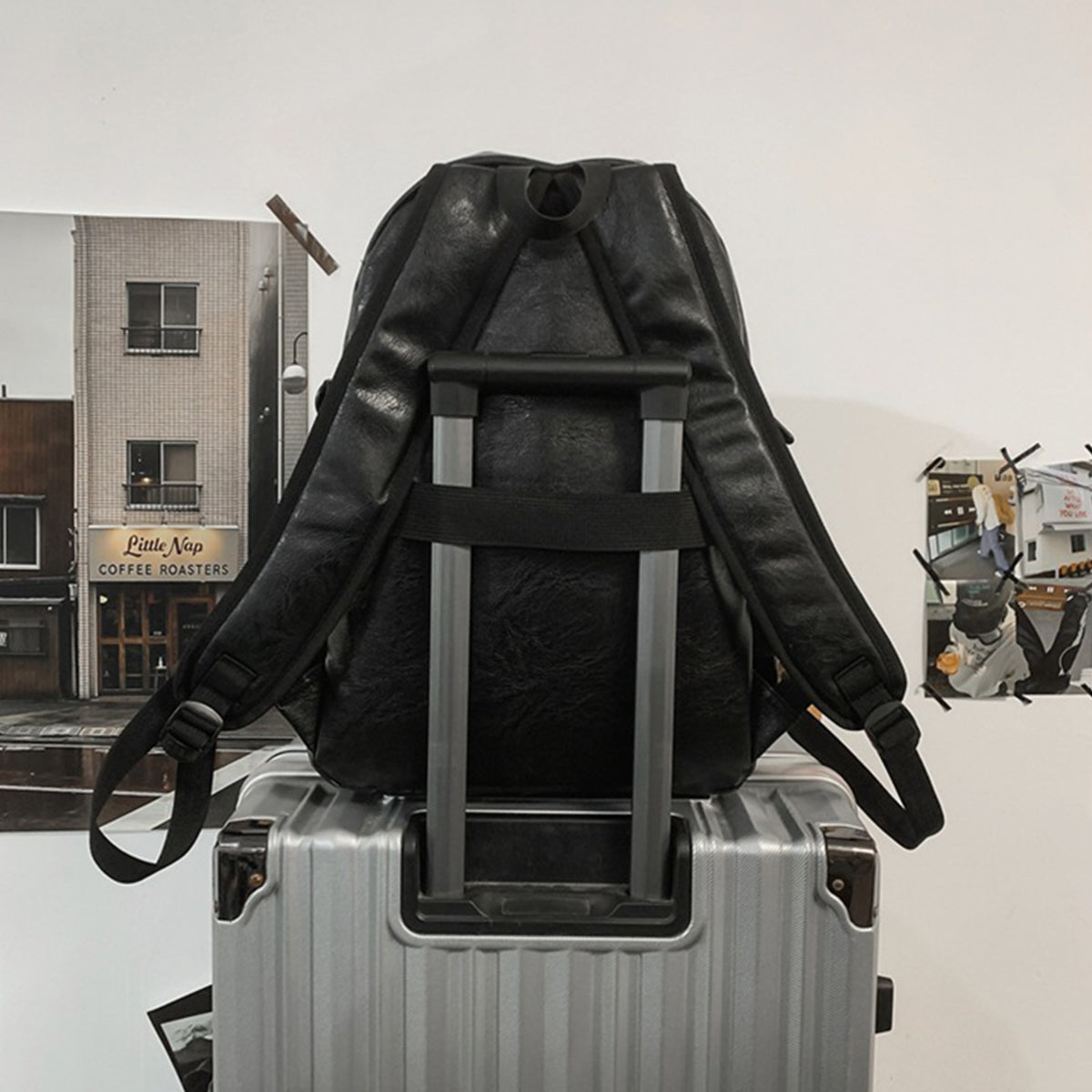 Men Large Capacity Schoolbag Casual Business Backpack