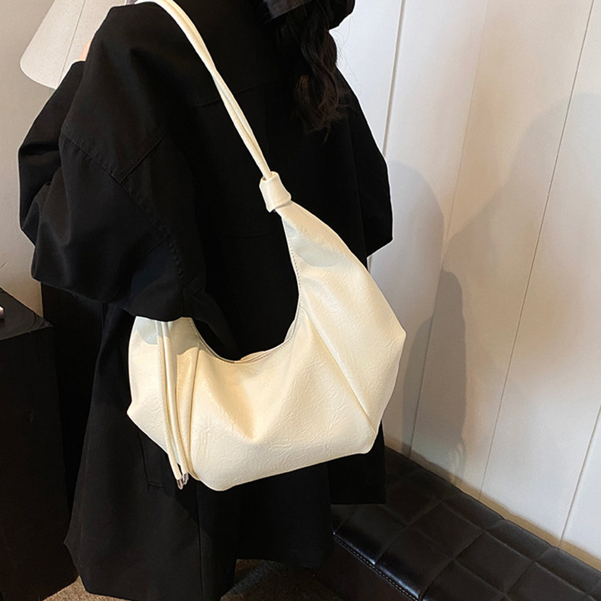 Autumn winter retro crossbody bag dumpling bag