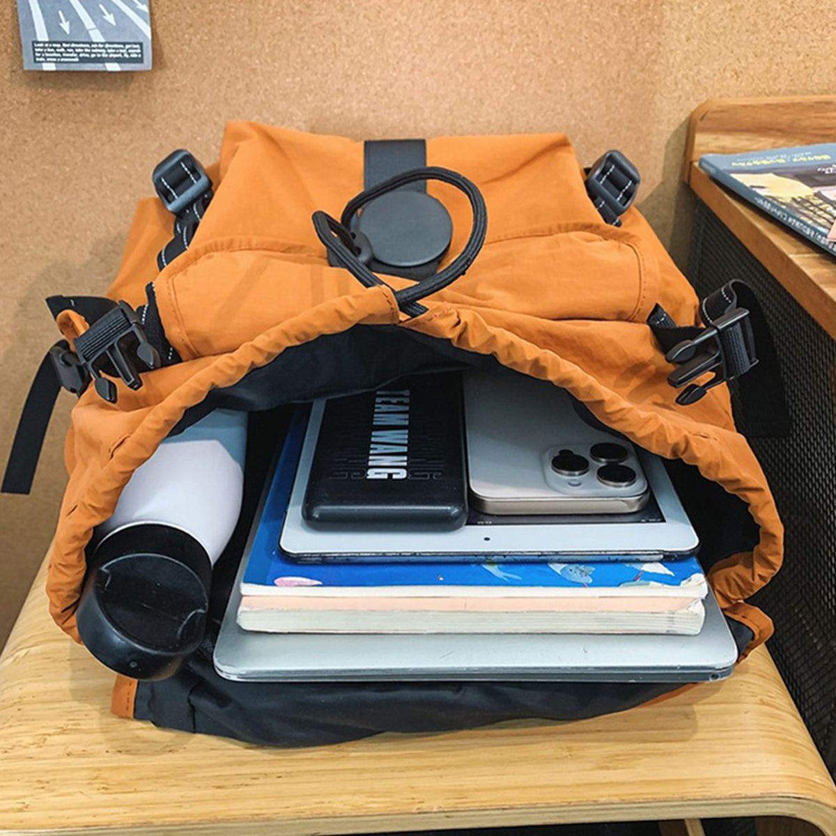 Men Casual Backpack Large Capacity for Camping