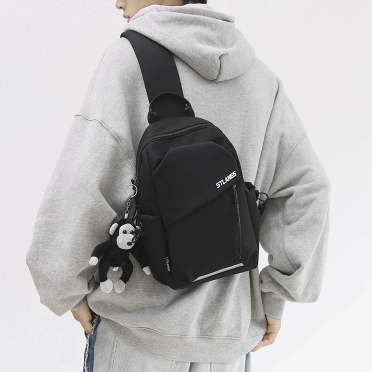 Men Women Crossbody Adjustable Chest Bag