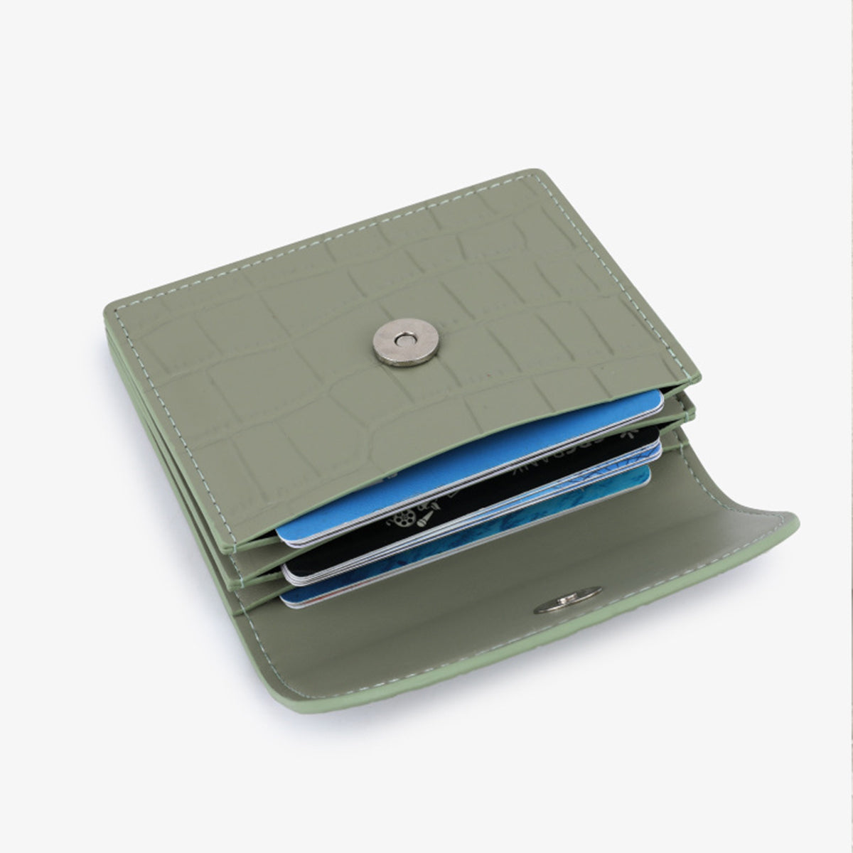 Crocodile Pattern Women Ultra-thin Card Holder