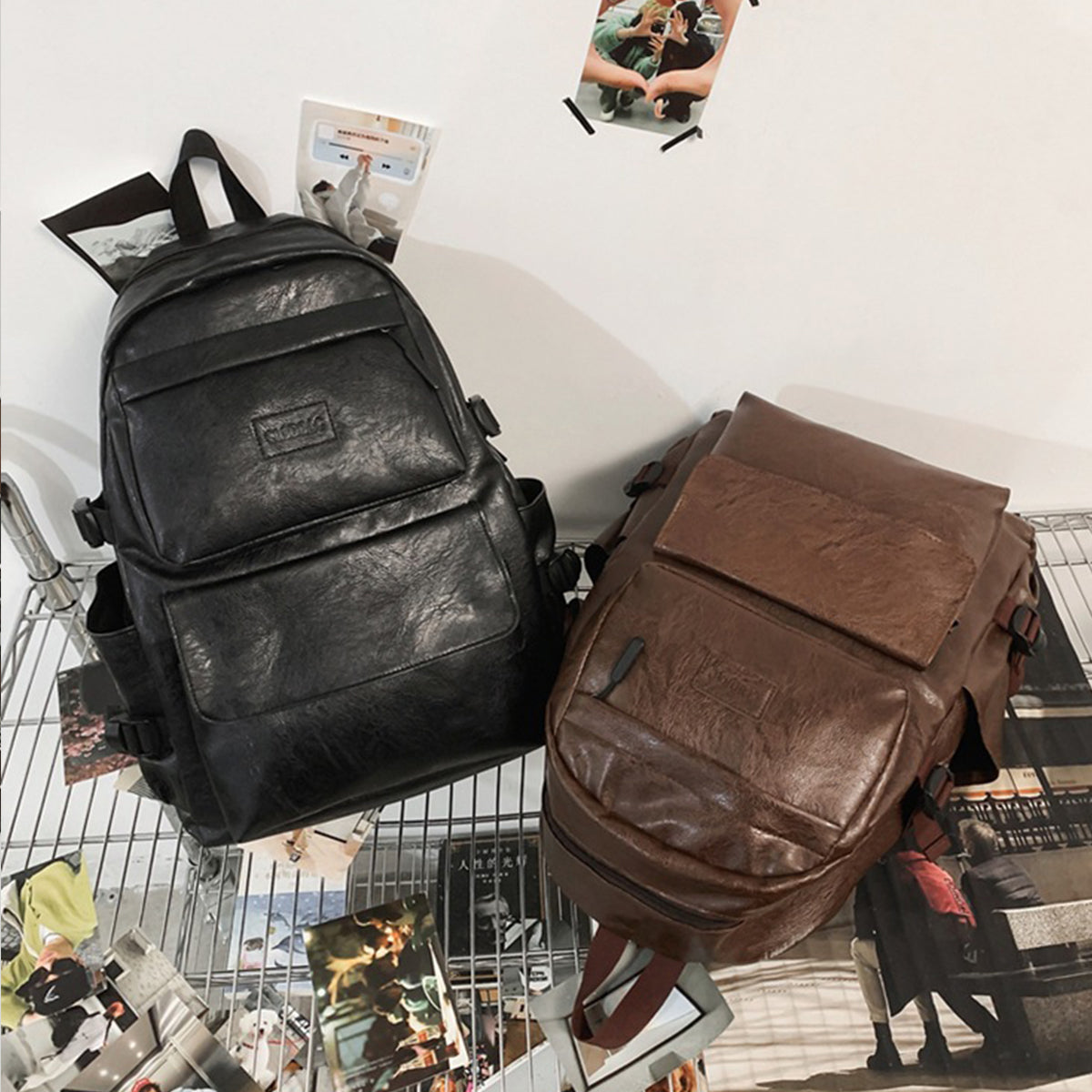 Men Large Capacity Schoolbag Casual Business Backpack