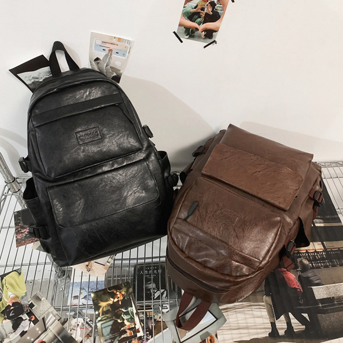 Men Large Capacity Schoolbag Casual Business Backpack