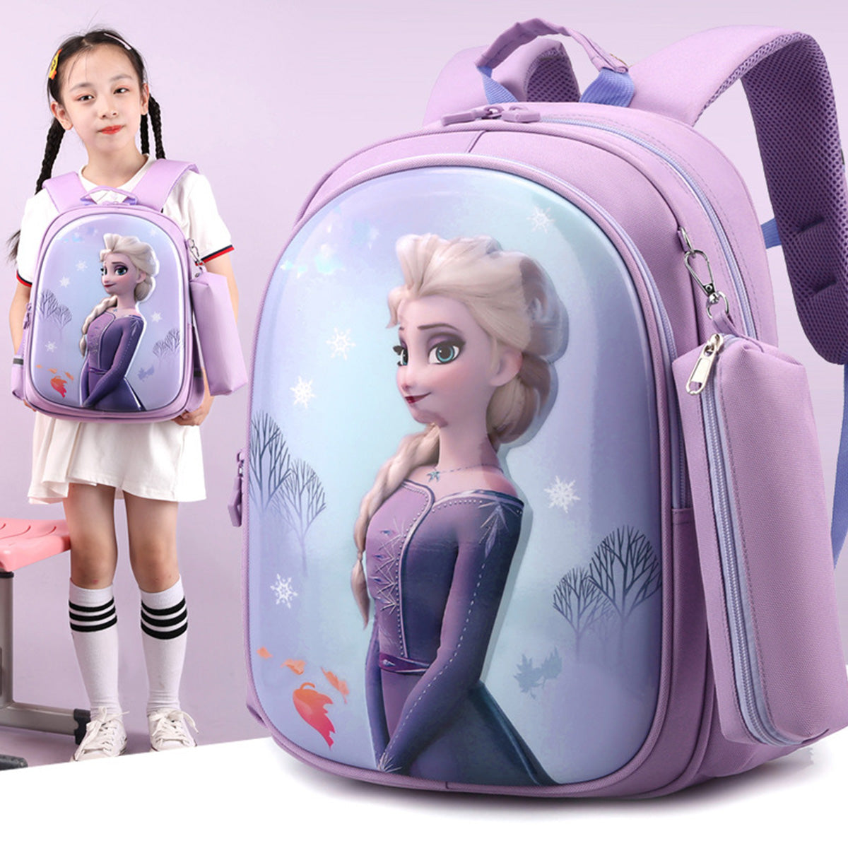 Primary School Girl Backpack Princess Elsa Backpack