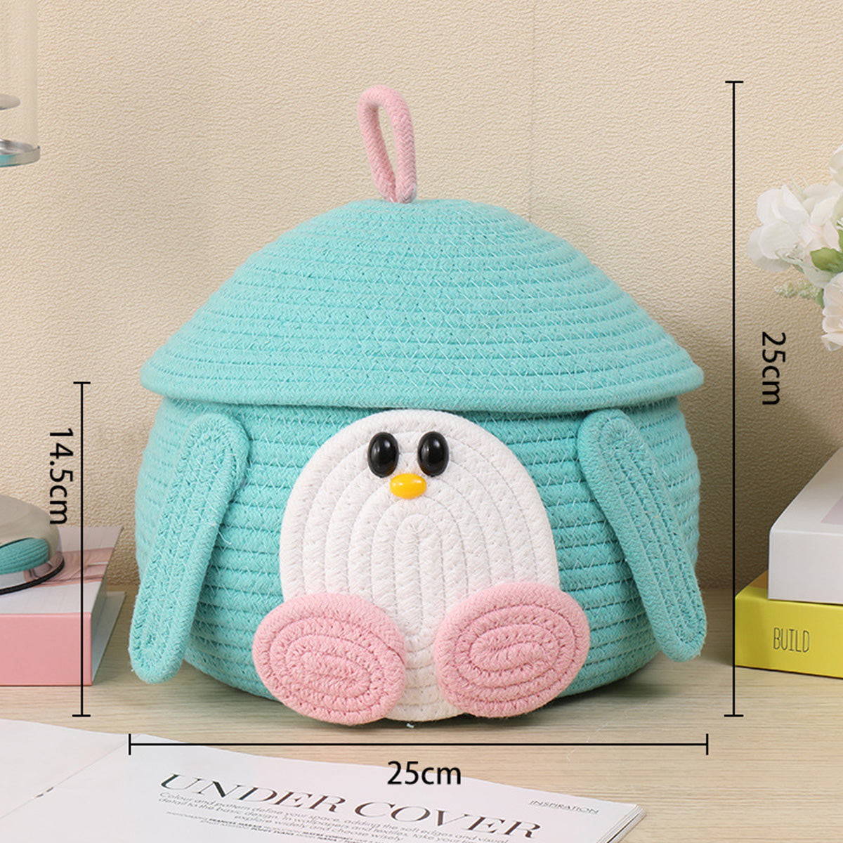 Cotton Rope Woven Storage Basket Storage Box