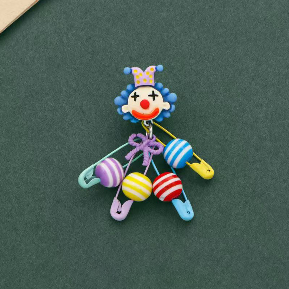 Cartoon Funny Niche Design Clown Pin Earrings