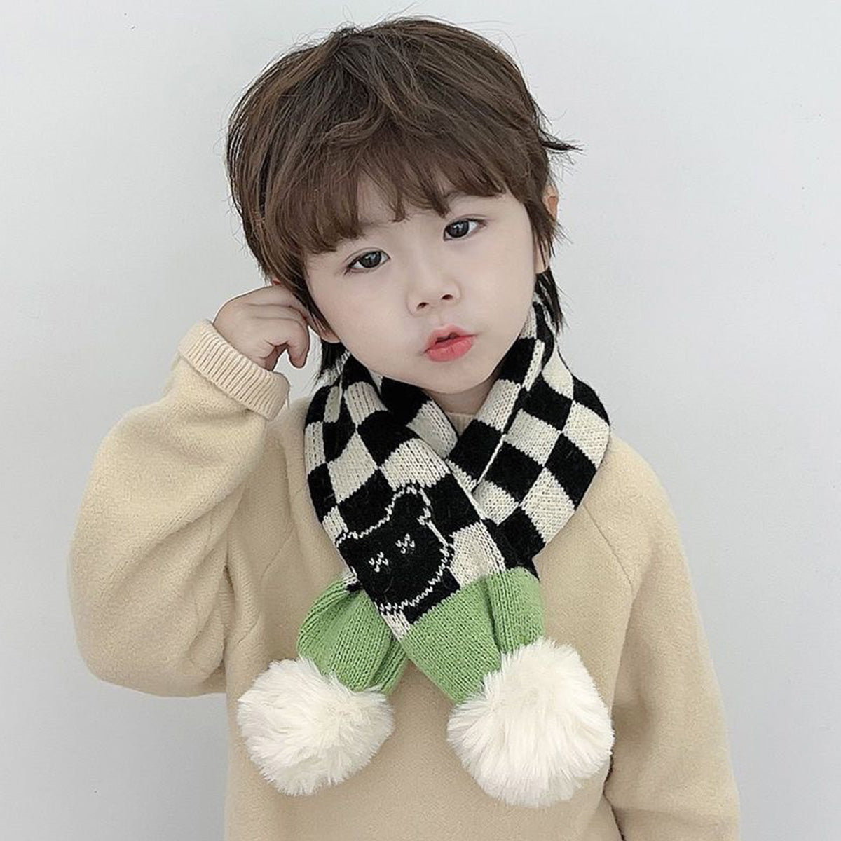 Korean Style Warm Scarf for Boys and Girls