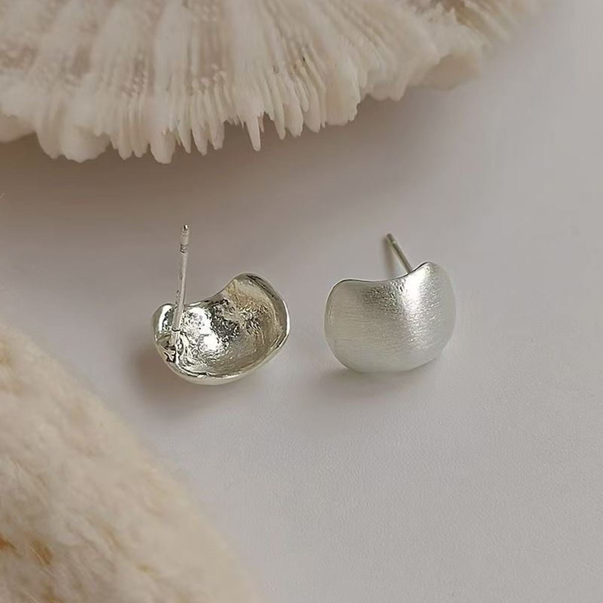 Silver Earrings Niche High-End Luxury Earrings
