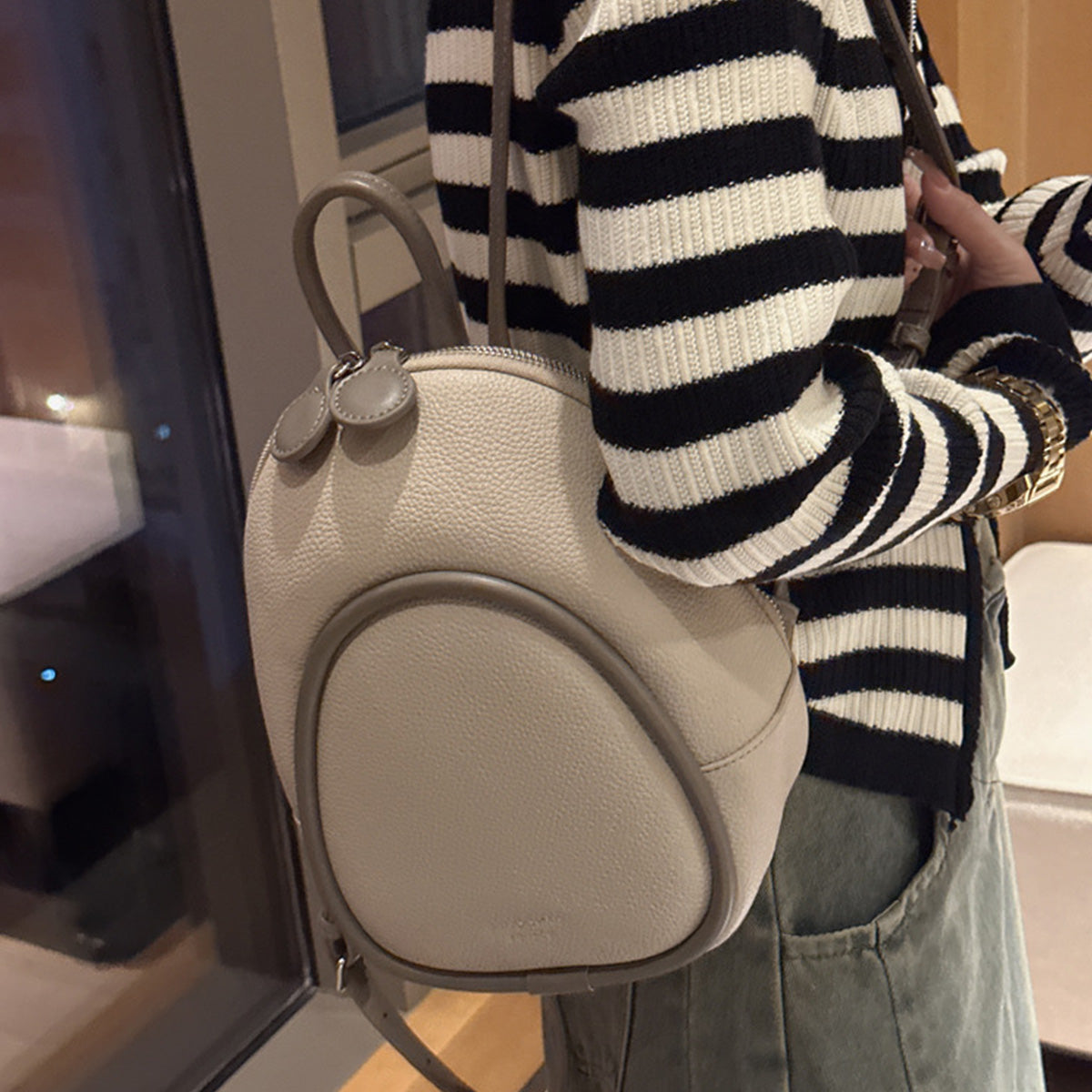 Korean Style Versatile Fashion Simple Backpack