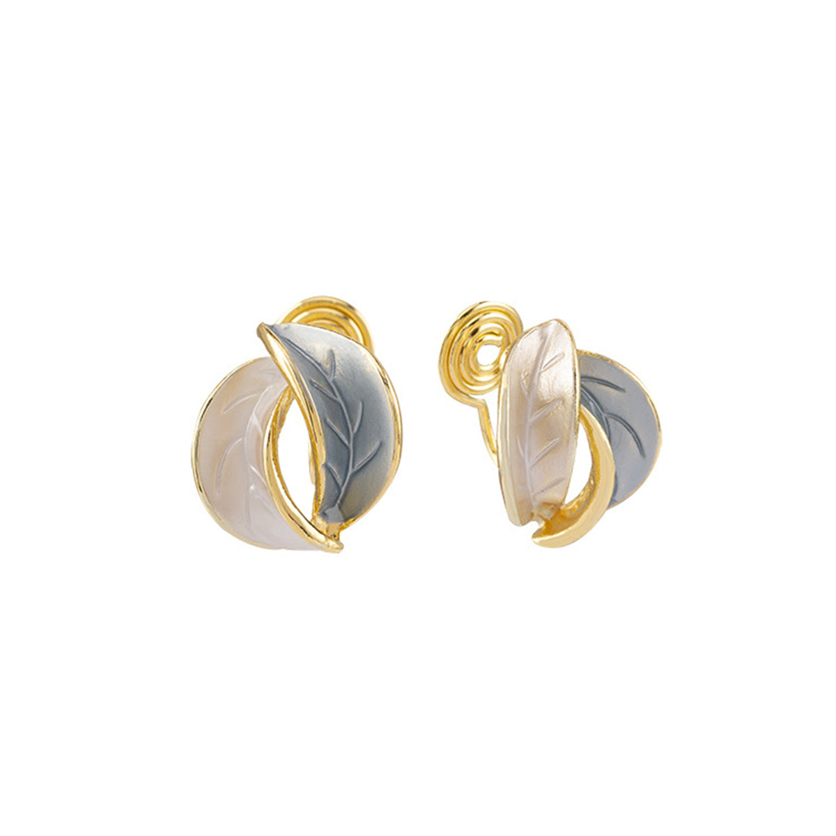 Women's Leaf Fashion Hoop Earrings