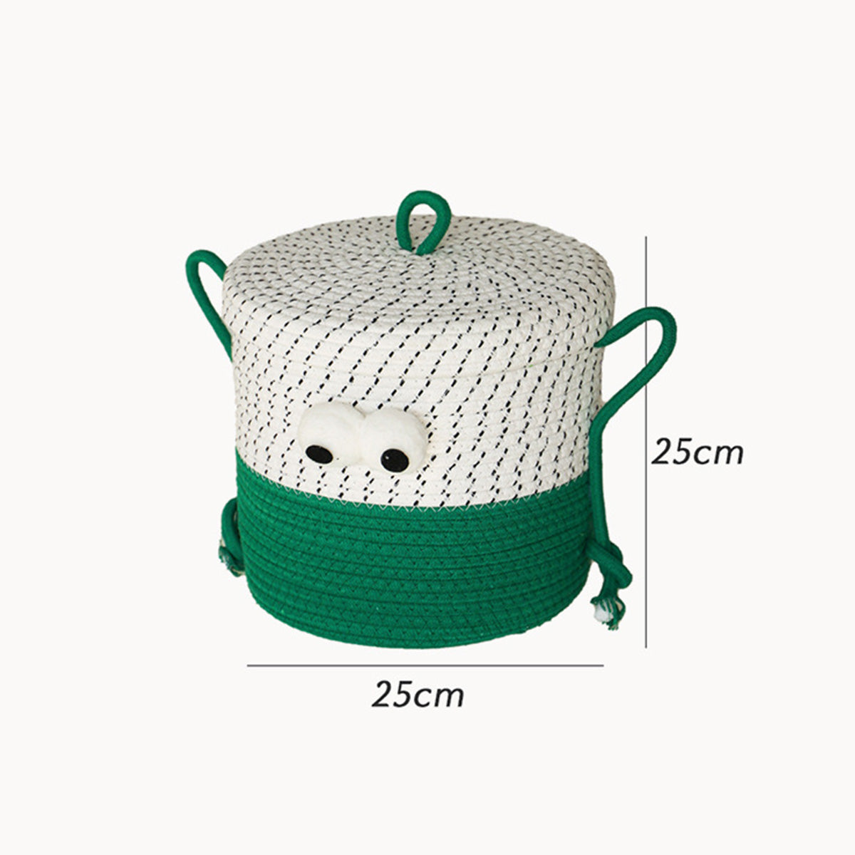 Cartoon Cotton Thread Toys Snacks Woven Storage Basket