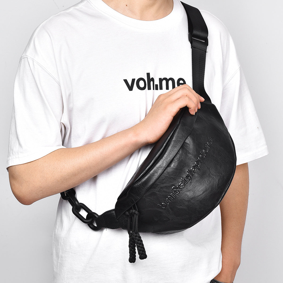 Men Chest Bag Messenger Bag Sports Waist Bag