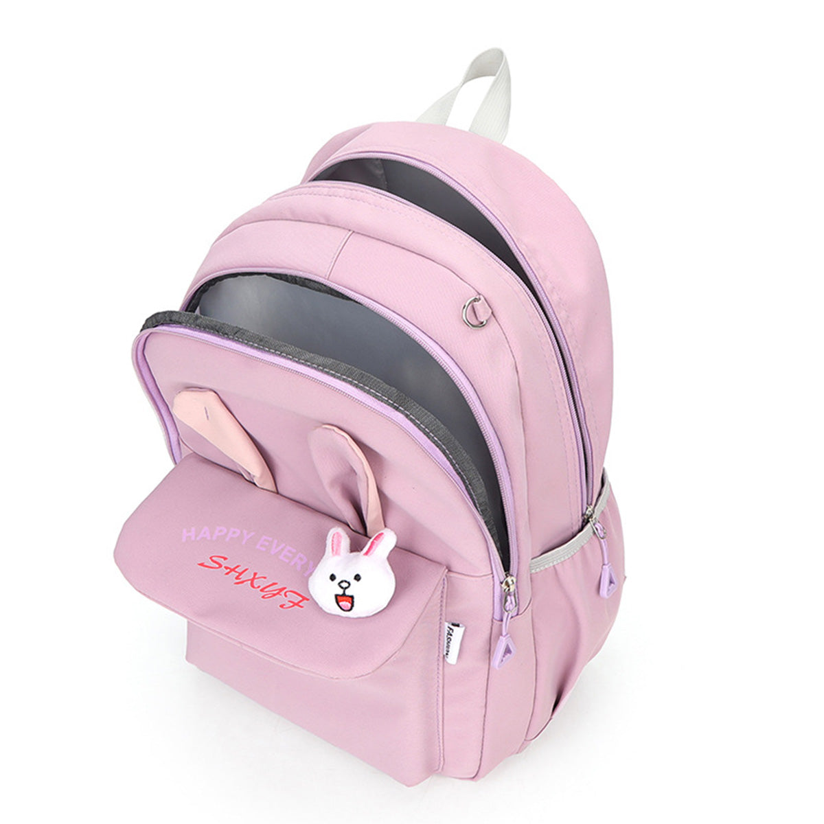 Elementary School Student Backpack with Rabbit Ears