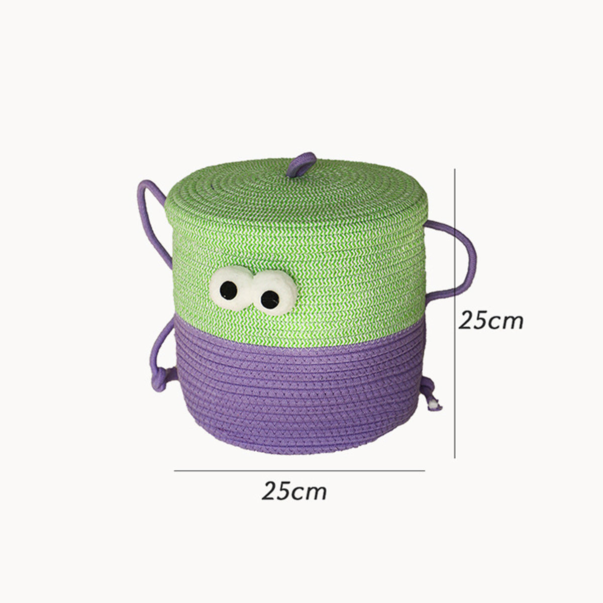 Cartoon Cotton Thread Toys Snacks Woven Storage Basket