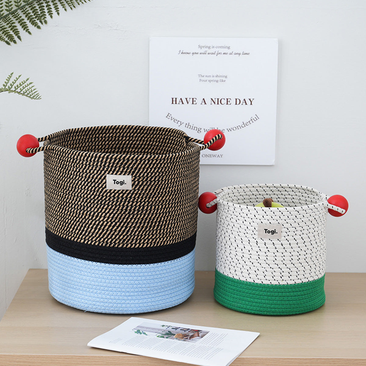 Large Capacity Storage Basket Children's Toy Storage Bucket
