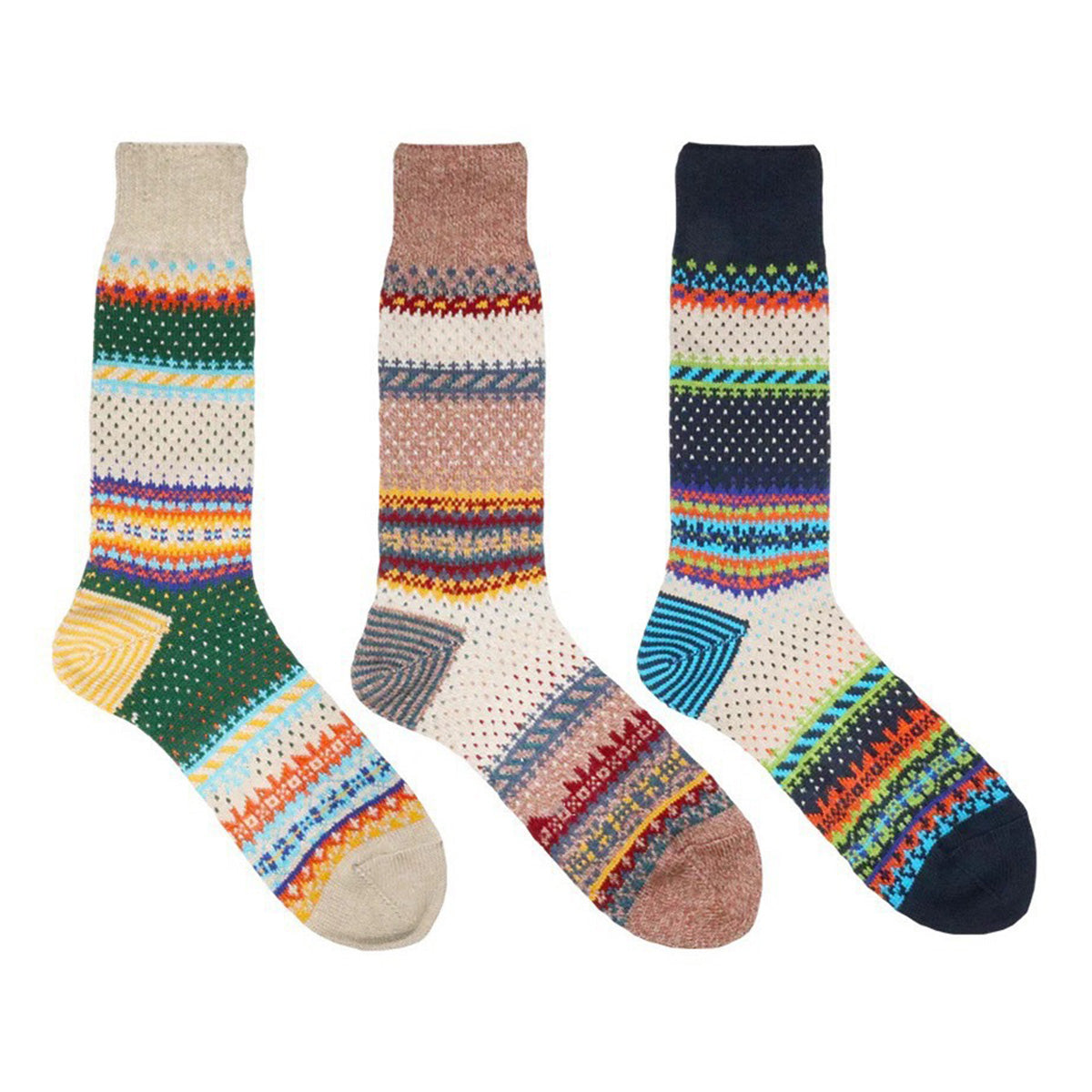 American retro Nordic style socks
