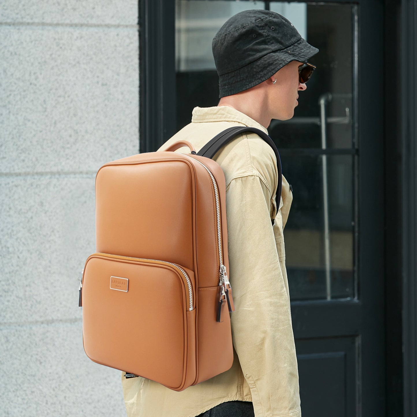 LAPOLAR 15.6 inch Business Laptop Backpack for Men & Women - Durable Business Work Bag Travel Backpacks
