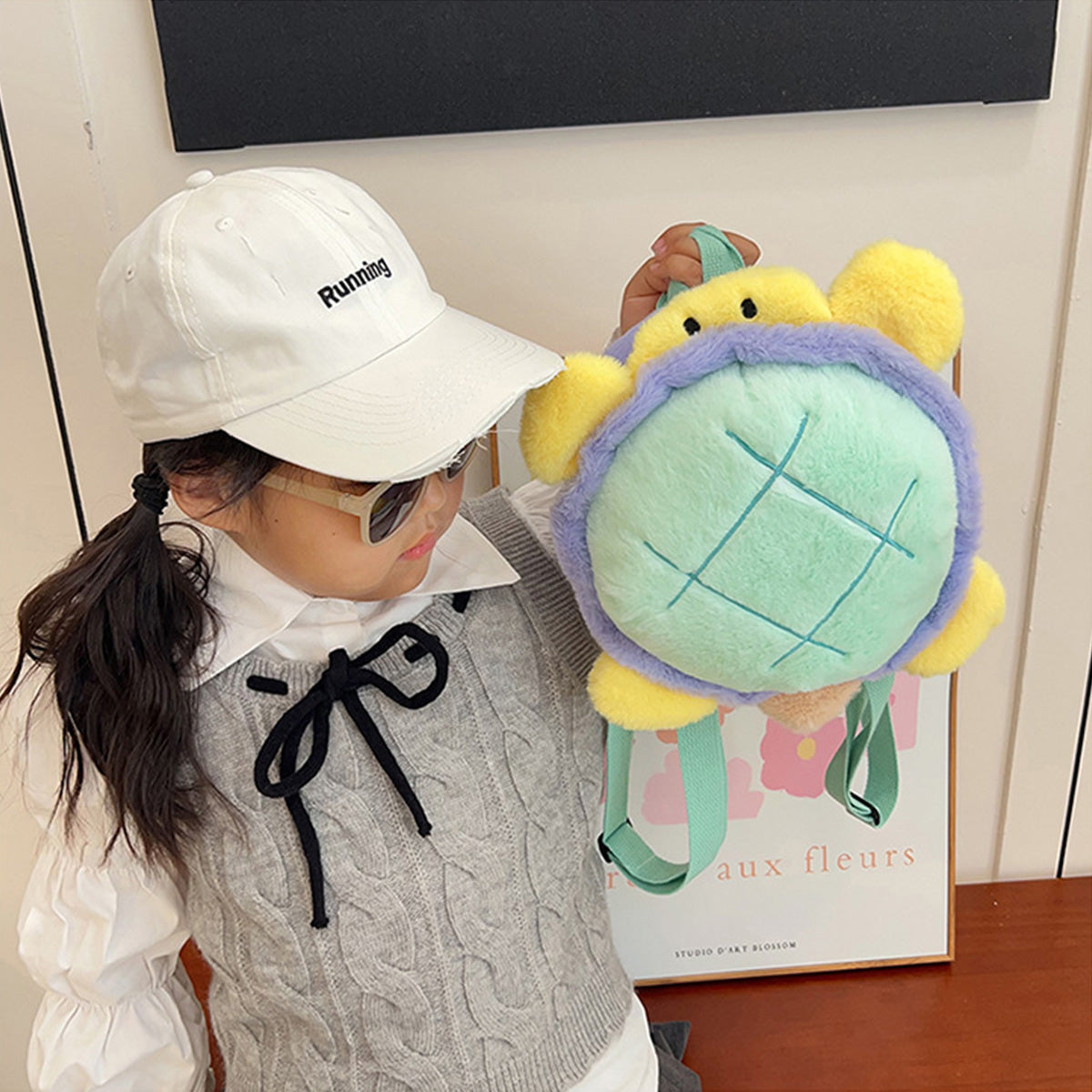 Cute Marine Animal Little Turtle Cartoon Backpack