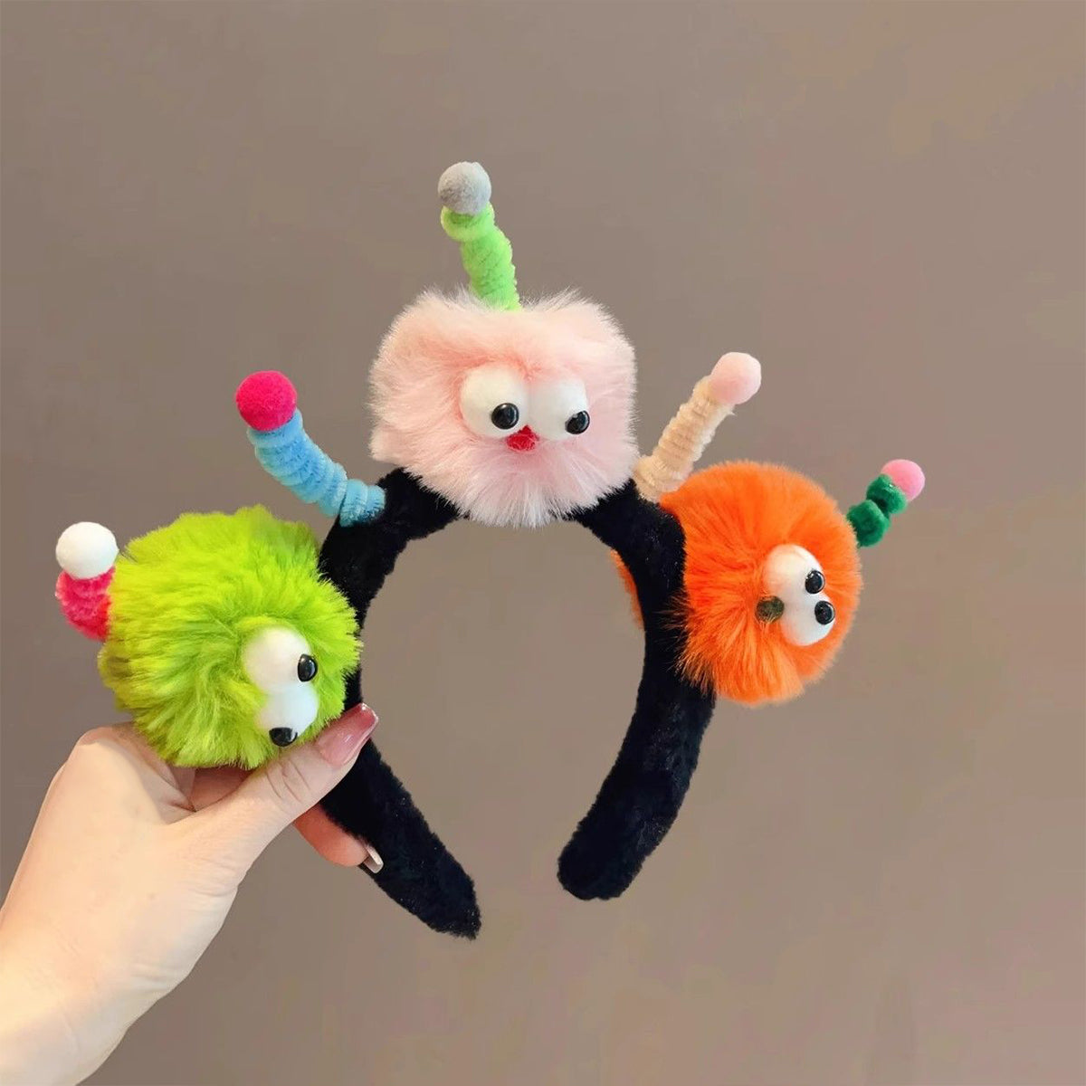 Cartoon Face Washing Headband Makeup Hair Band