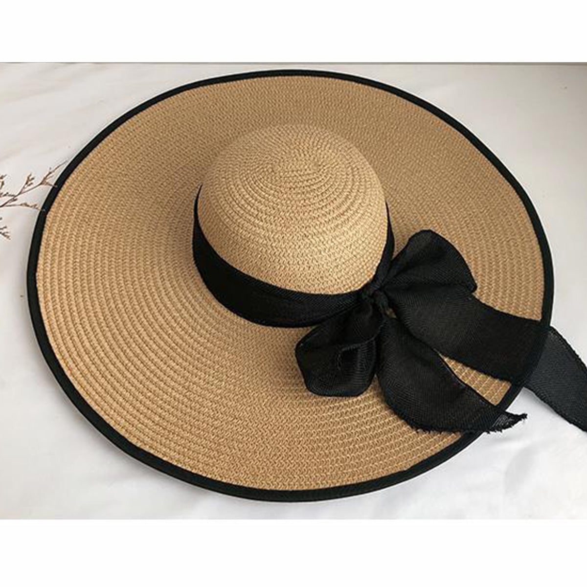 Extra Large Brim Straw Hat for Women