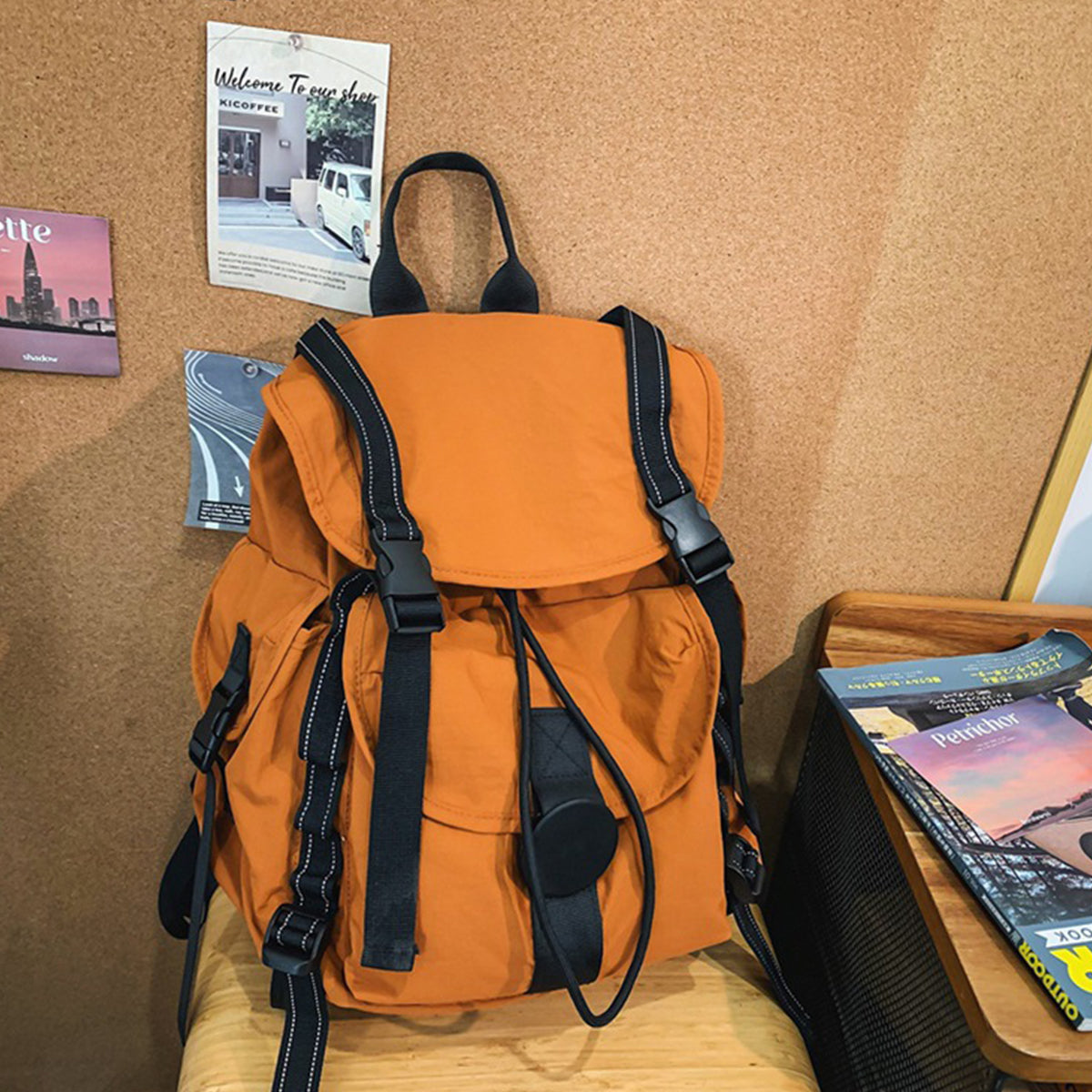 Men Casual Backpack Large Capacity for Camping