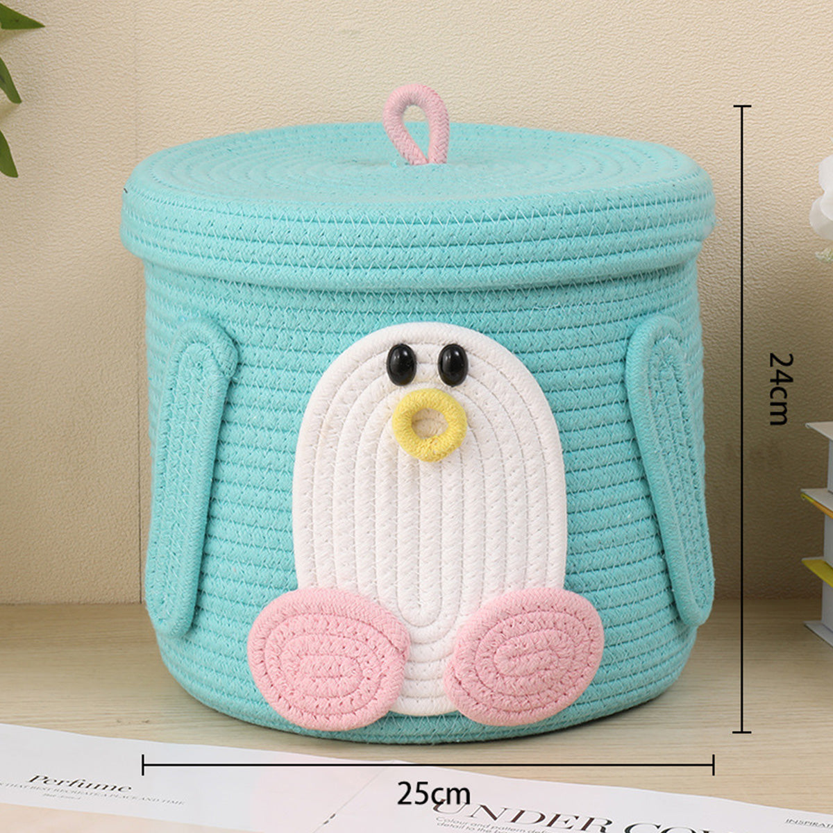 Cotton Rope Woven Storage Basket Storage Box