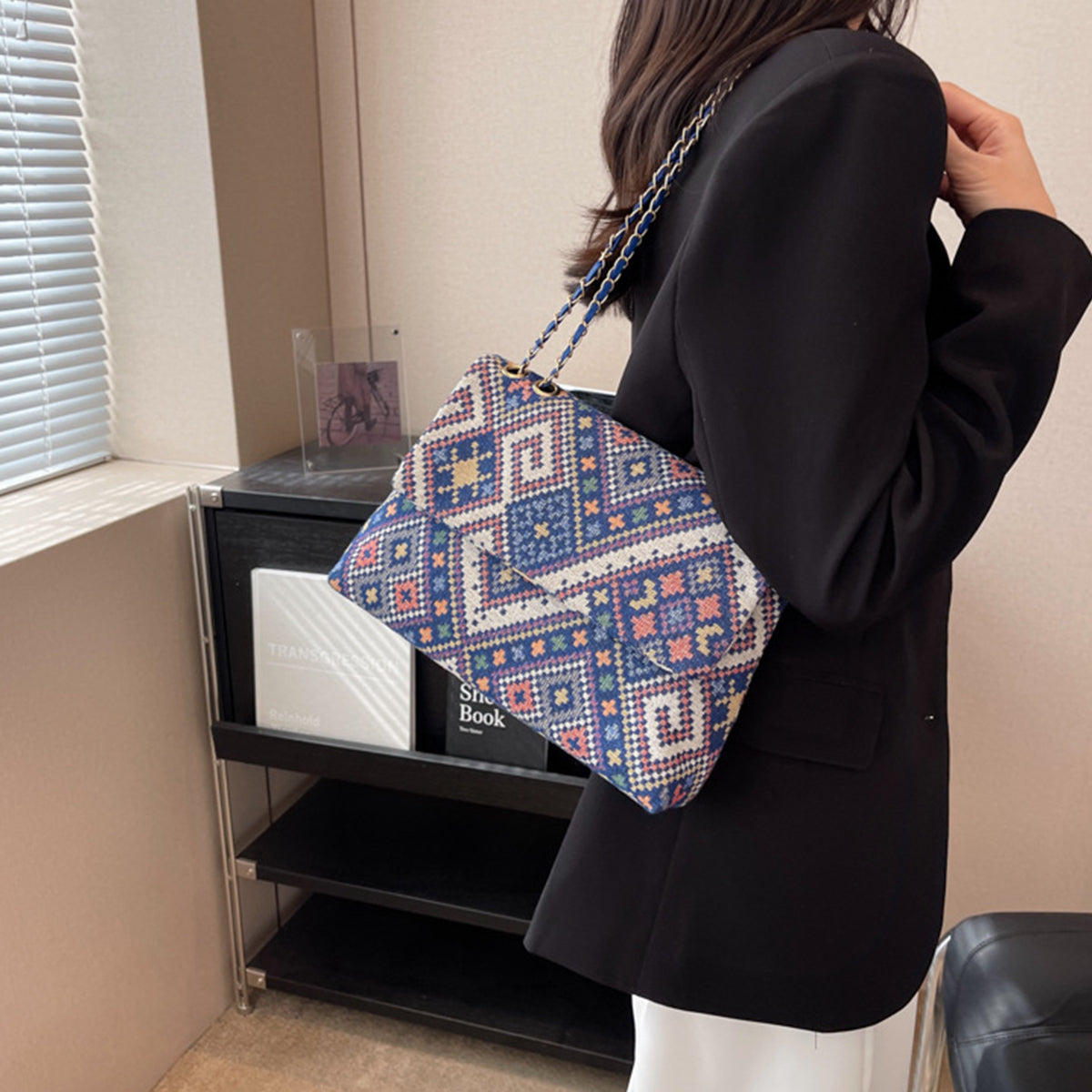 Single Shoulder Underarm Bag Casual Small Square Bag
