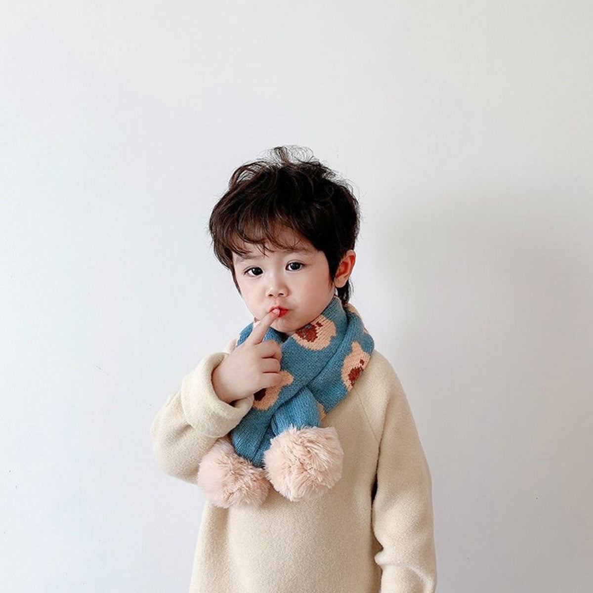 Korean Style Warm Scarf for Boys and Girls