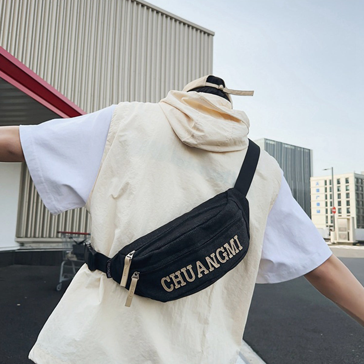 Men's Messenger Bag Letter Shoulder Bag