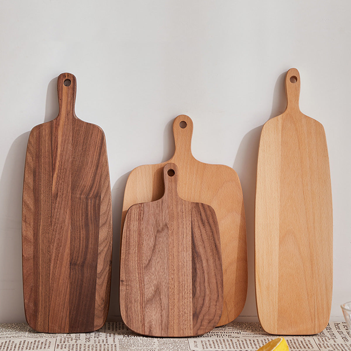 Acacia Wood Portable Cutting Board Fruit Board
