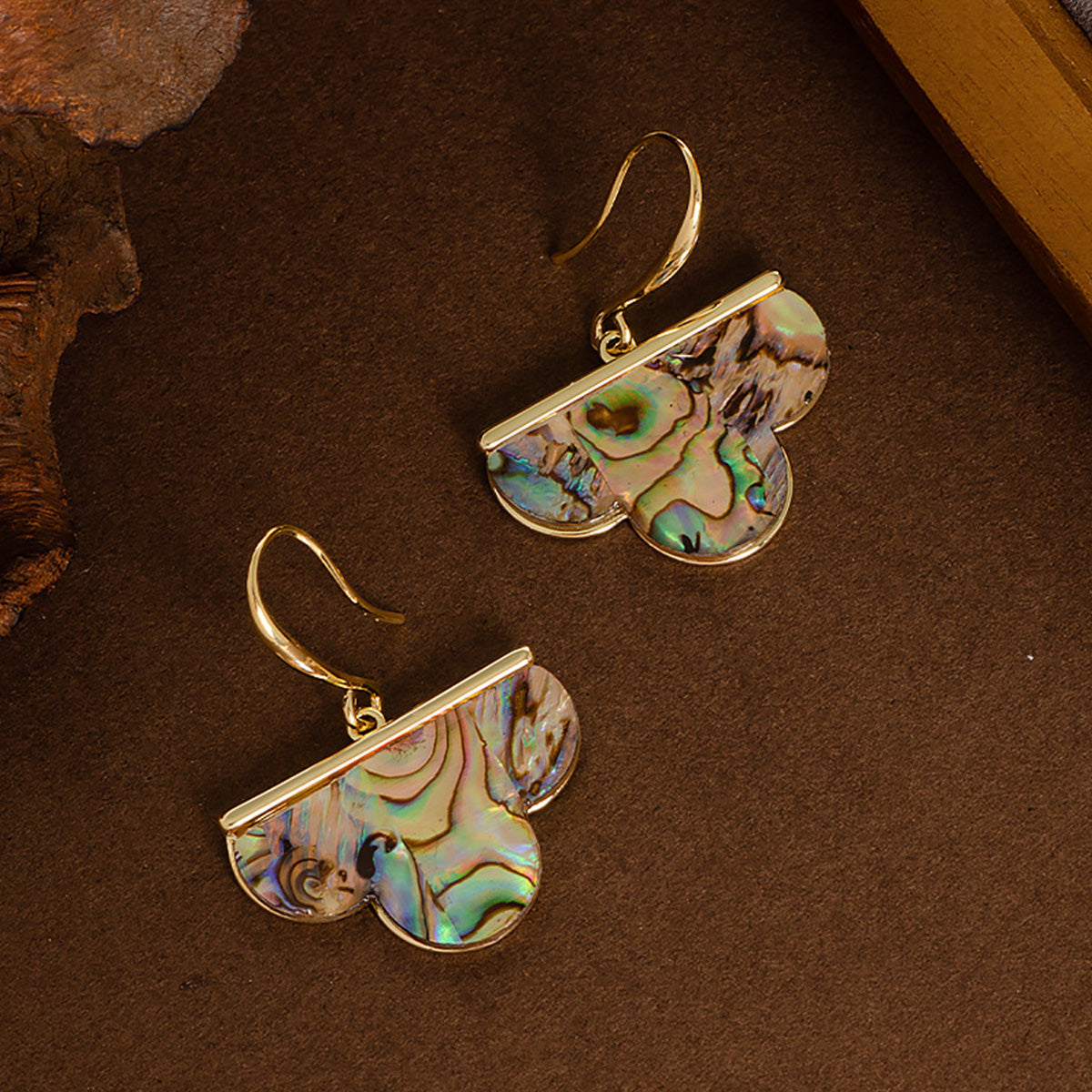 French Light Luxury Fantasy Deep Sea Shell Earrings