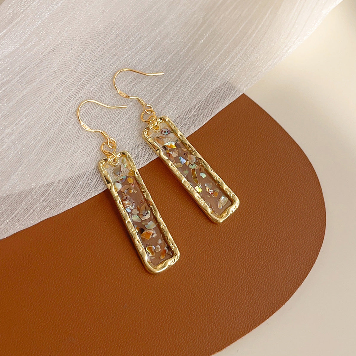 Natural Shell Tassel Earrings
